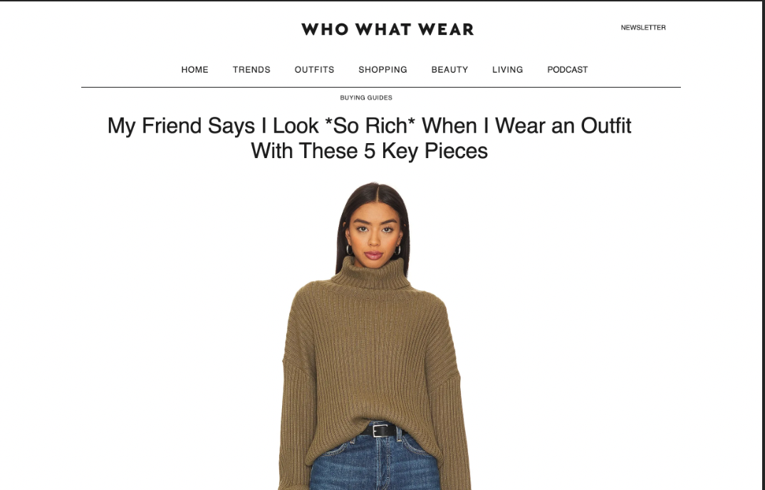 Liam Sweater in Who What Wear