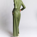 Meyer Faux Leather Jumpsuit