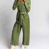 Meyer Faux Leather Jumpsuit