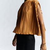 Olivia Pleated Cape Top