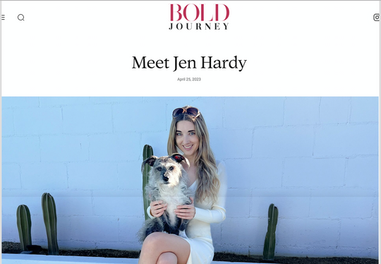 Bold Journey - Meet Jen Hardy