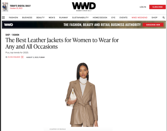 The Best Leather Jackets from WWD