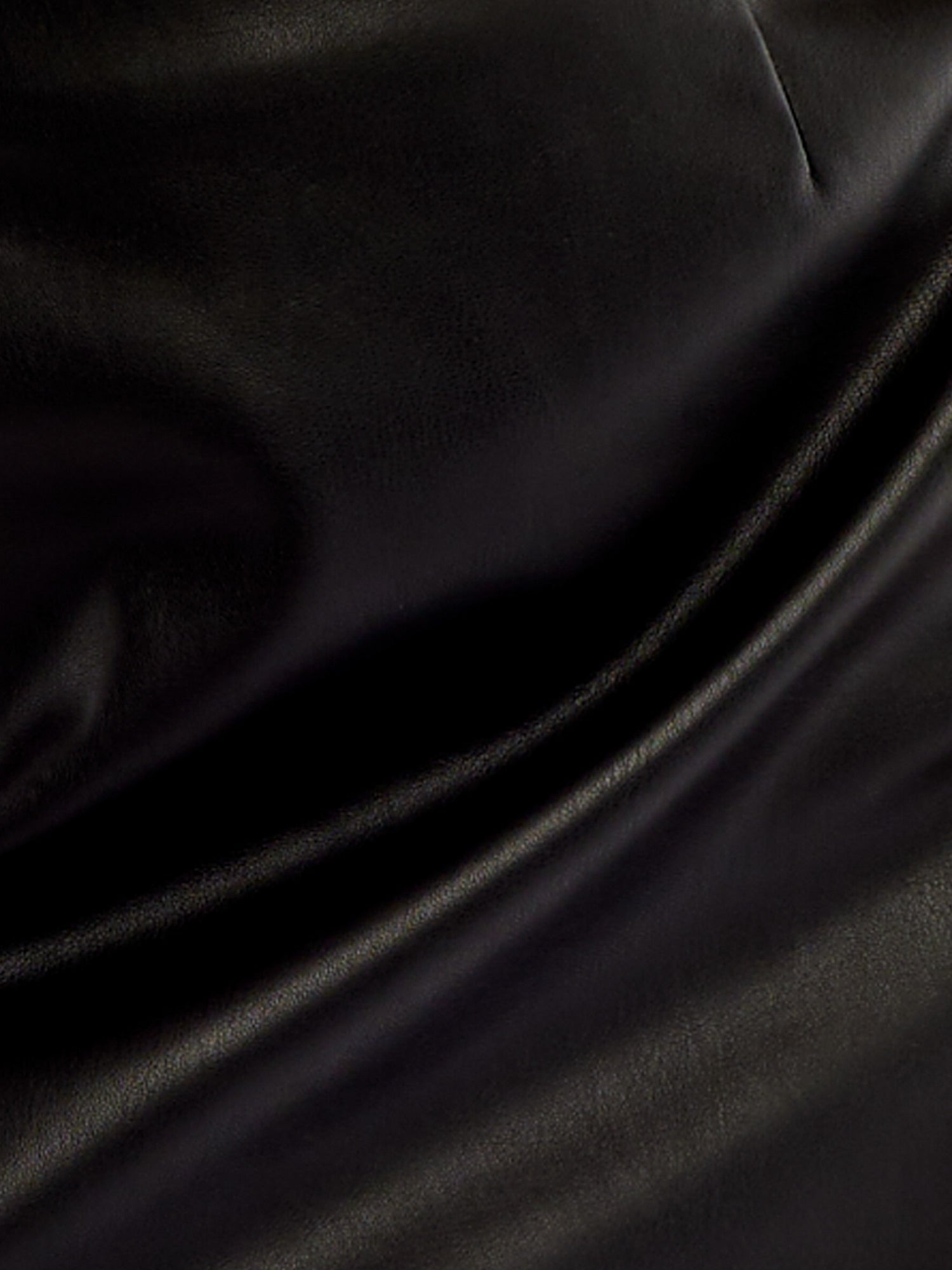 Black Faux leather -swtach