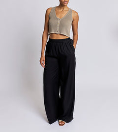 Bennet Sleeveless Button Up