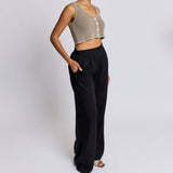 Bennet Sleeveless Button Up