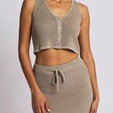 Bennet Sleeveless Button Up