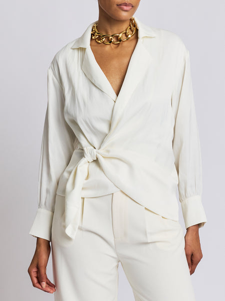 Faith Side Tie Blouse | LBLC the label
