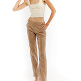 Chloe Faux Leather Trouser