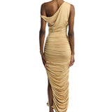 Ricky Rouched Midi Skirt