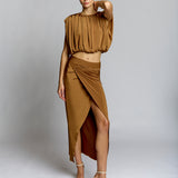 Elton Shirring Top