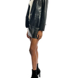 Toby Faux Leather Blazer