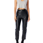 Classic sleeveless v-neck, ribbed tank top in heather grey
