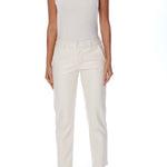 Classic scoop neck tank top in white