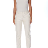 Classic scoop neck tank top in white